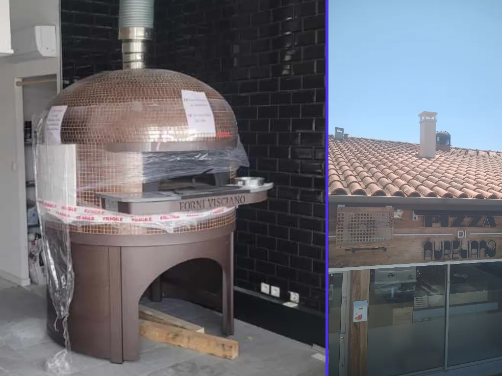 installation four pizzeria chez un professionnel - géné-bat-sud 66