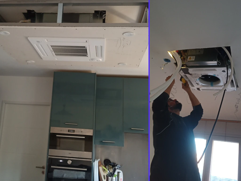 pose d'une pompe à chaleur chez un particulier - géné-bat-sud 66